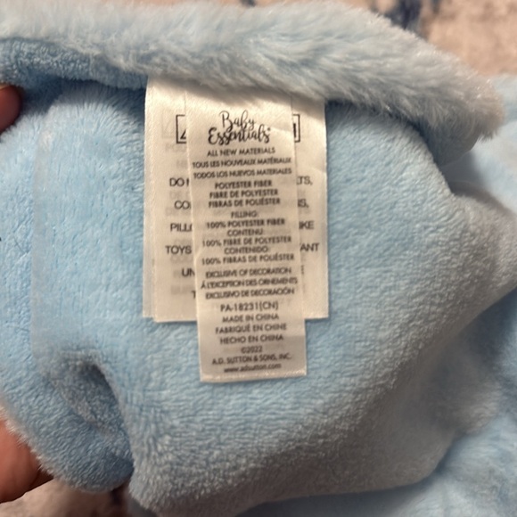 Baby Essentials Cozy Blue Puppy Blanket - Picture 5 of 5